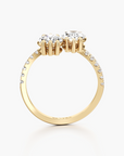 Reflecting Duo Diamond Ring