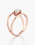 Splice Connection Diamond Ring