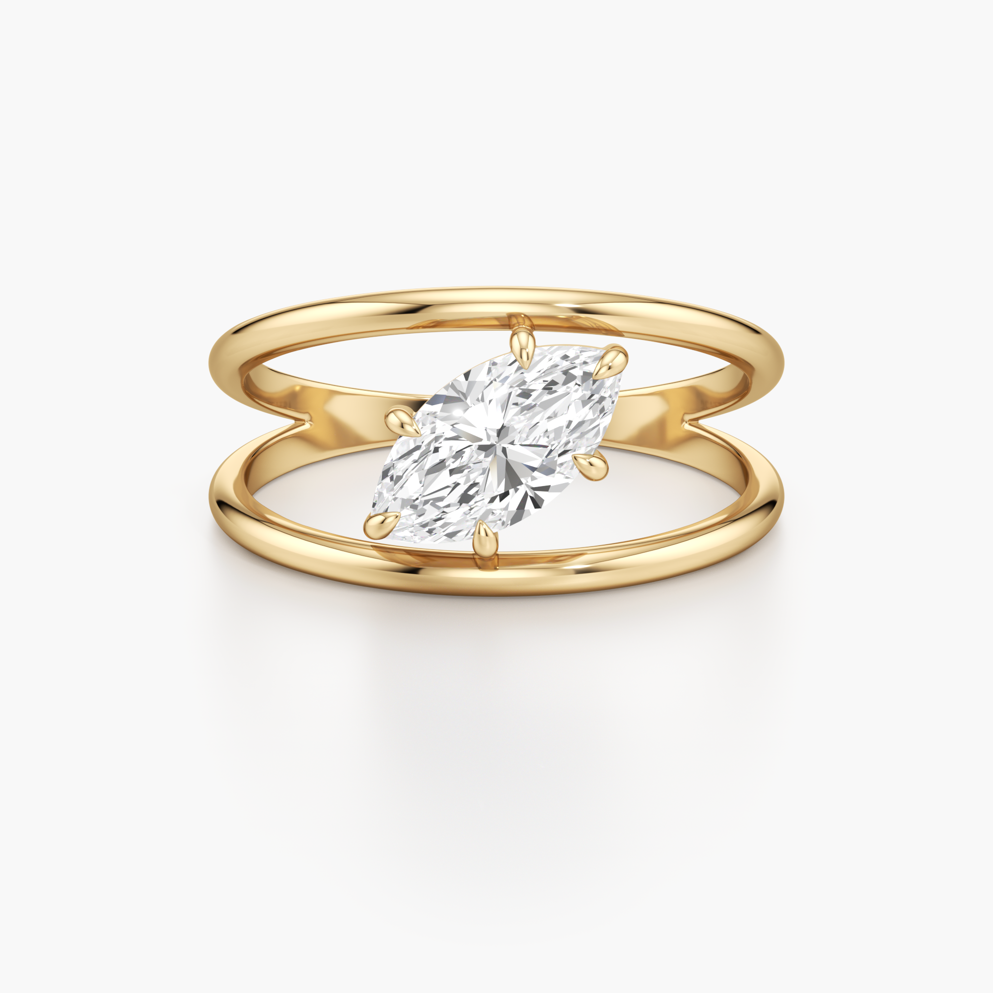 Splice Connection Diamond Ring