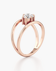 Splice Connection Diamond Ring