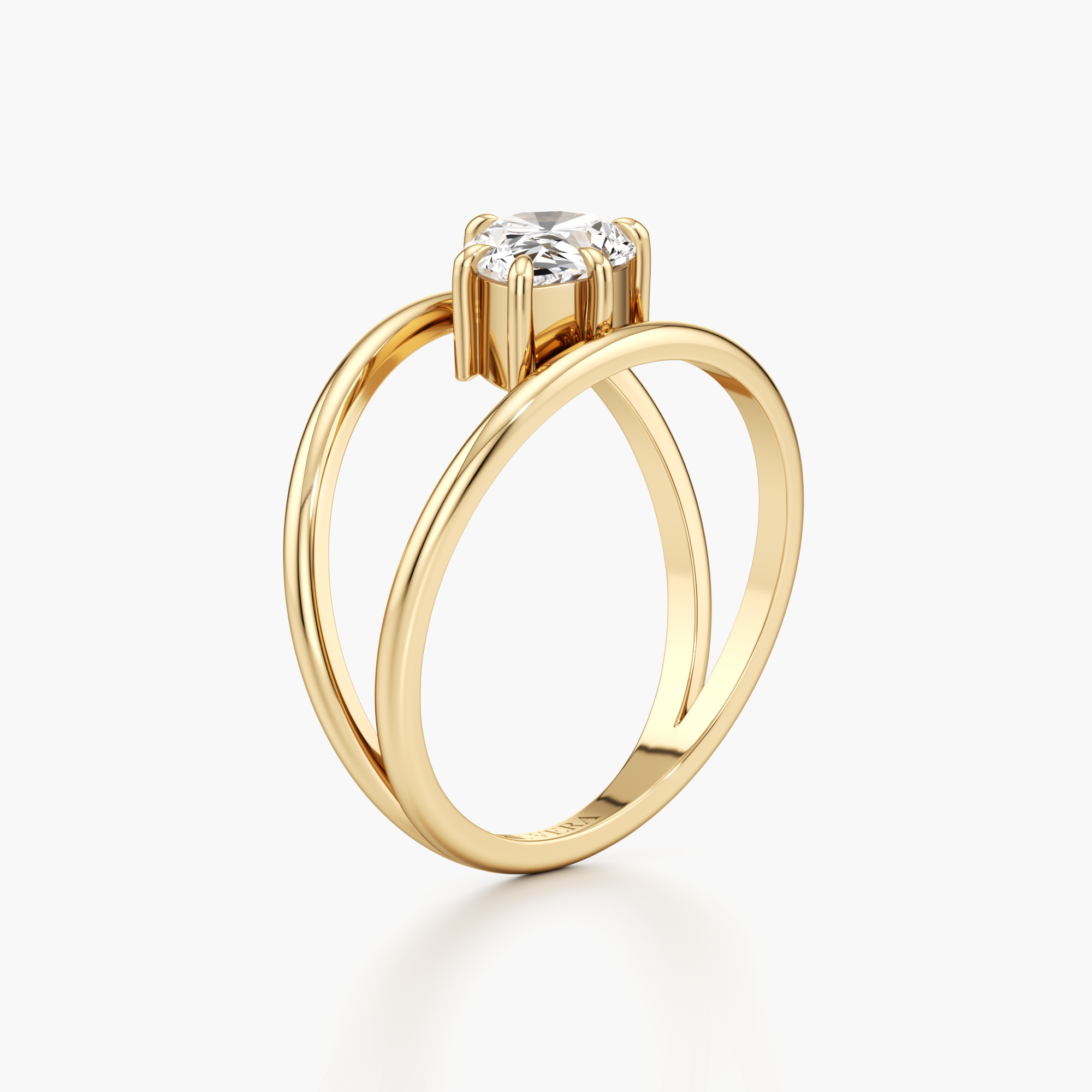 Splice Connection Diamond Ring