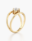 Splice Connection Diamond Ring