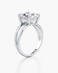 Double Loop Diamond Ring