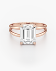 Double Loop Diamond Ring