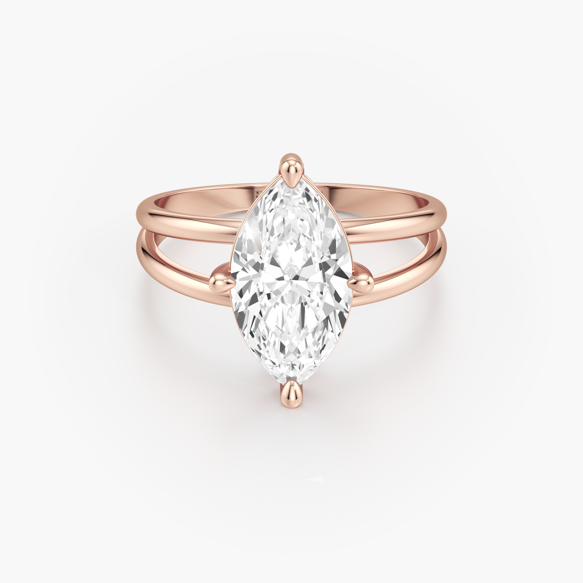 Double Loop Diamond Ring