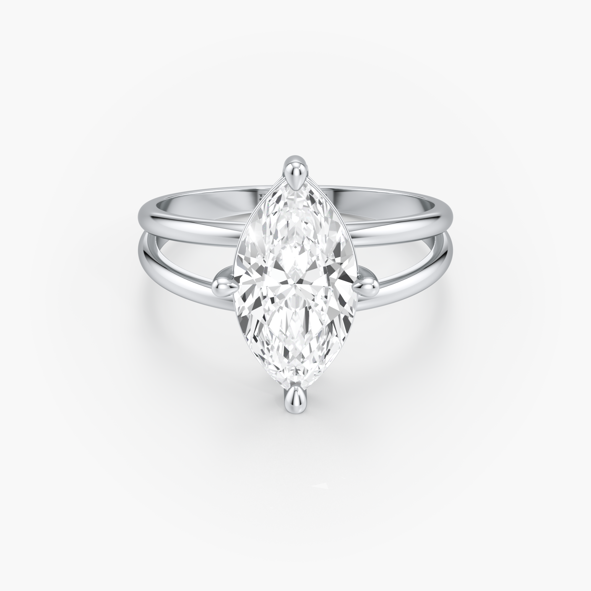Double Loop Diamond Ring