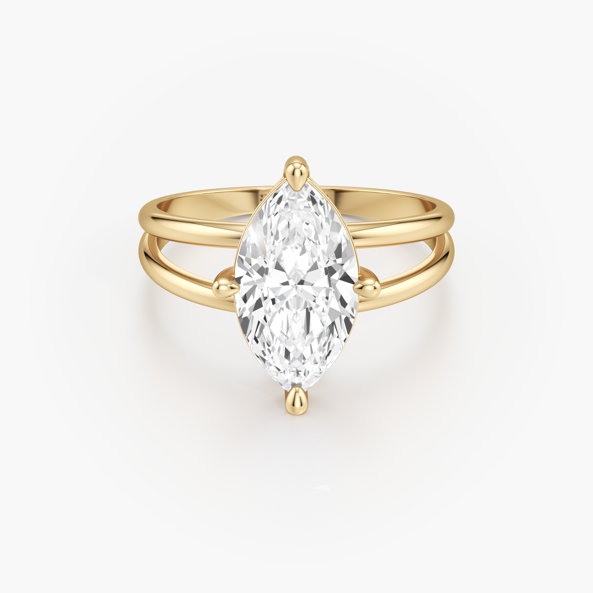 Double Loop Diamond Ring