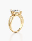 Double Loop Diamond Ring