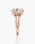 Double Loop Diamond Ring