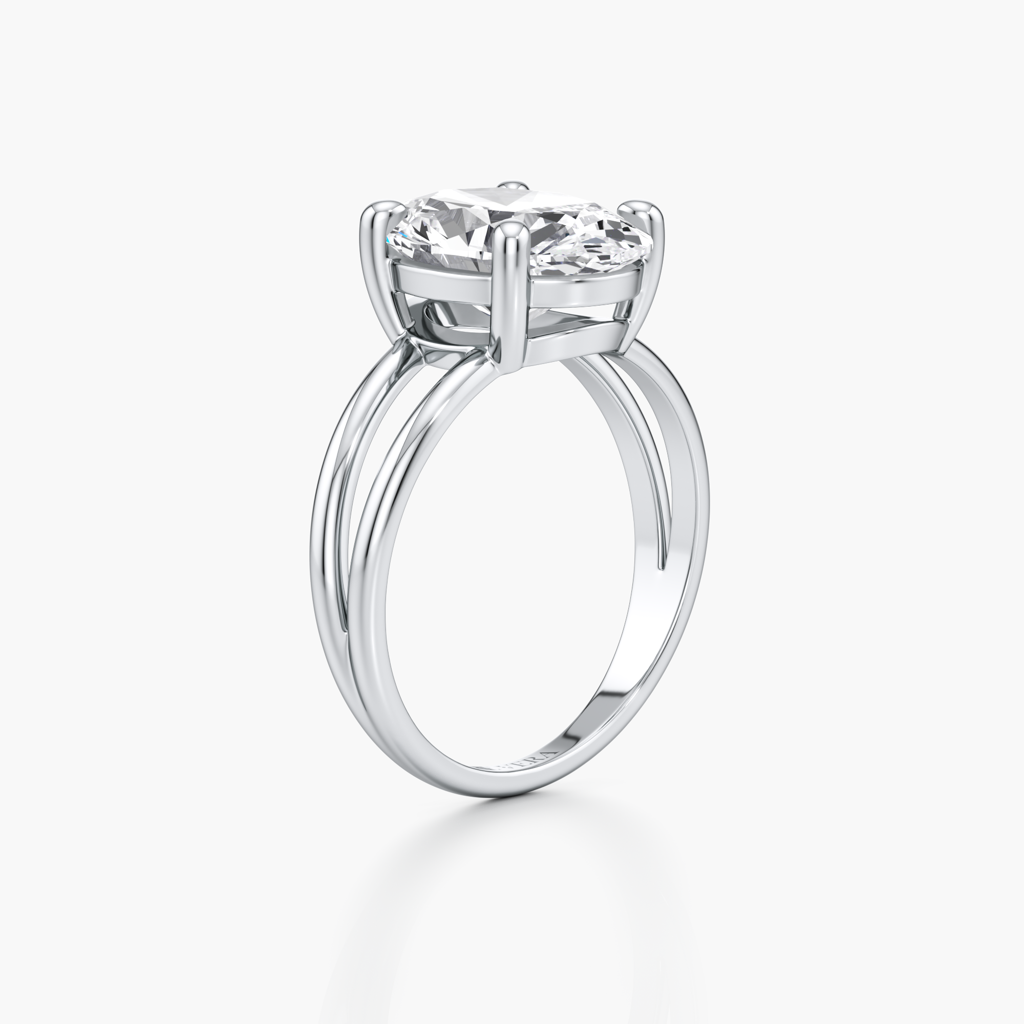 Double Loop Diamond Ring