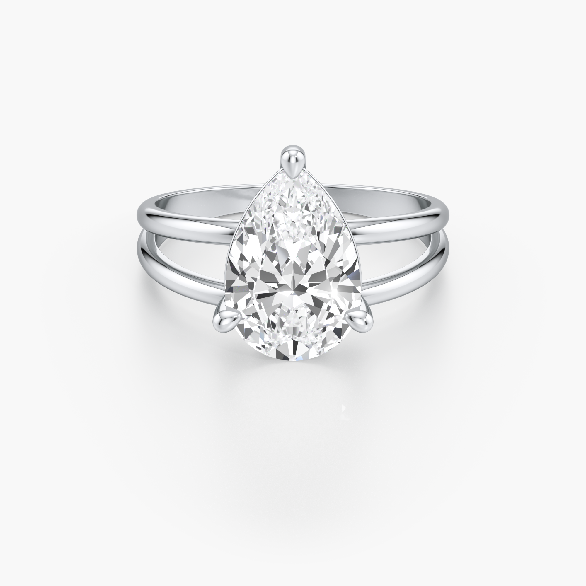Double Loop Diamond Ring
