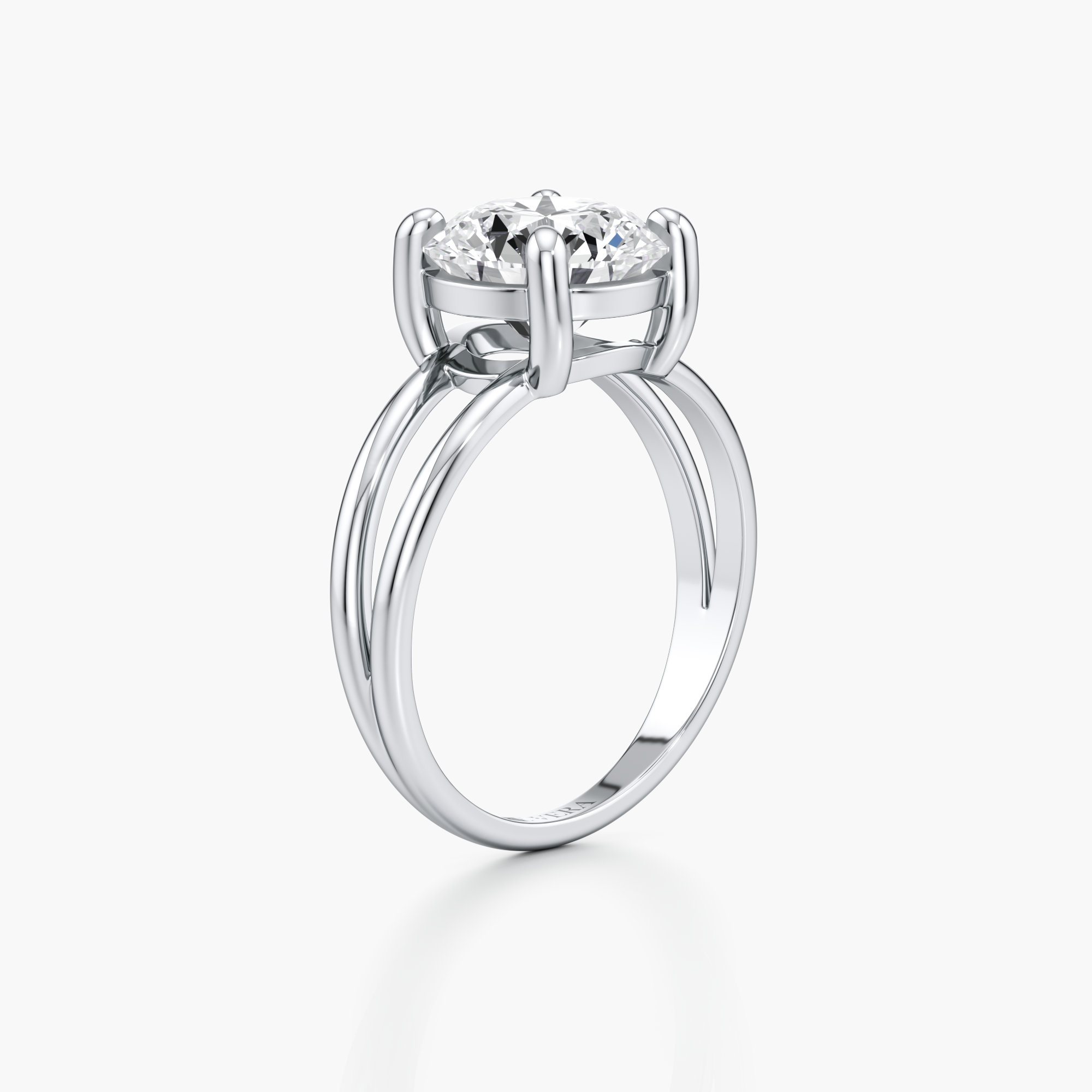 Double Loop Diamond Ring