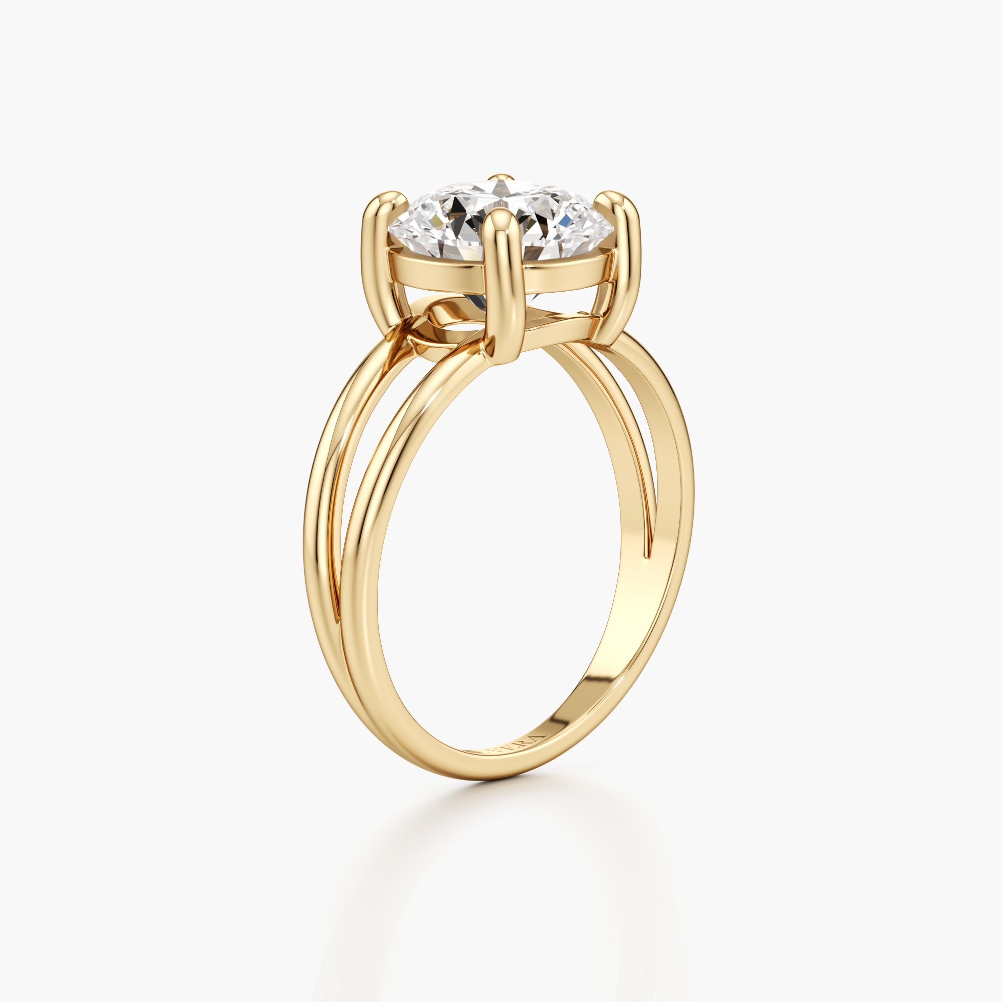 Double Loop Diamond Ring
