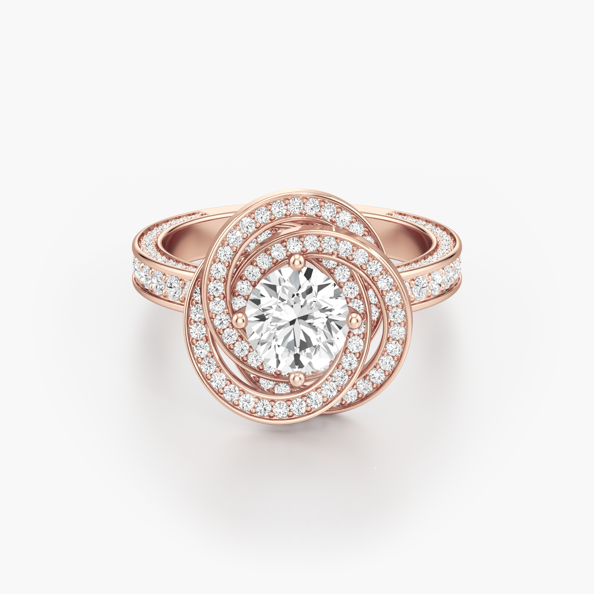Aikya Intertwined Diamond Ring