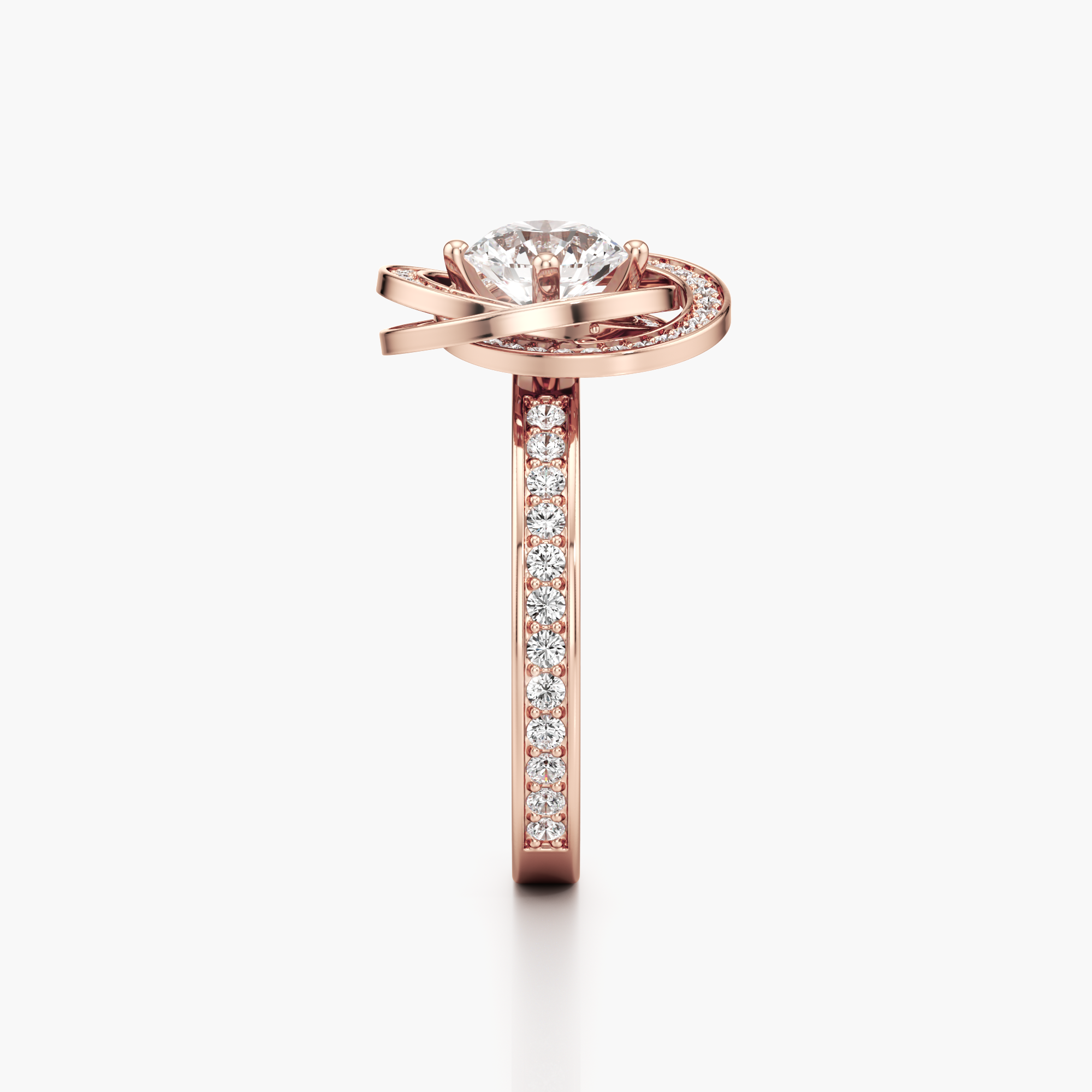 Aikya Intertwined Diamond Ring
