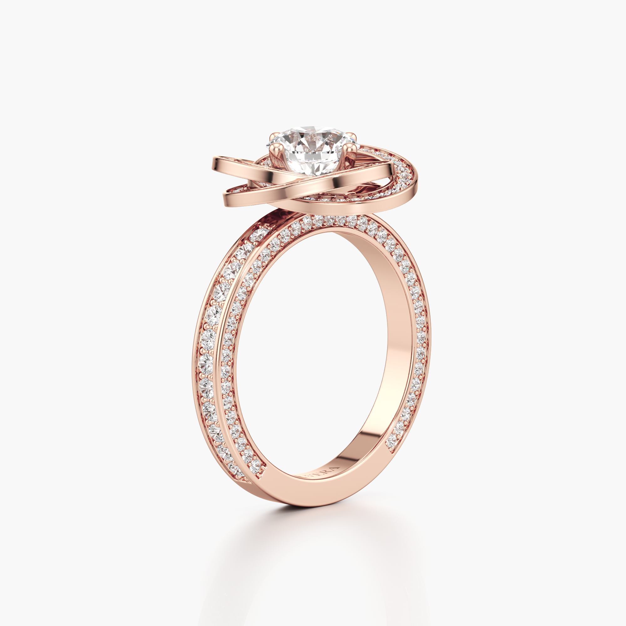 Aikya Intertwined Diamond Ring