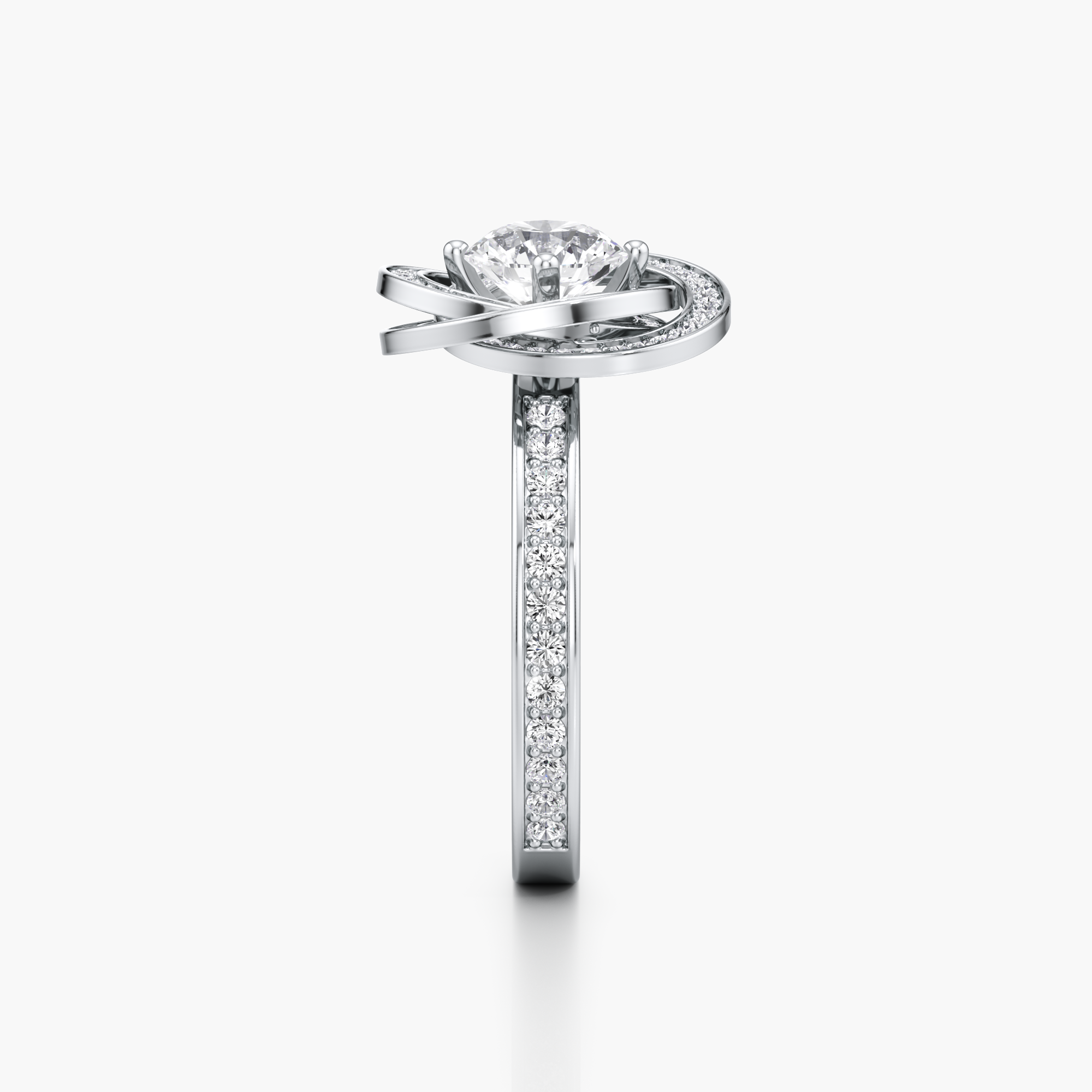 Aikya Intertwined Diamond Ring