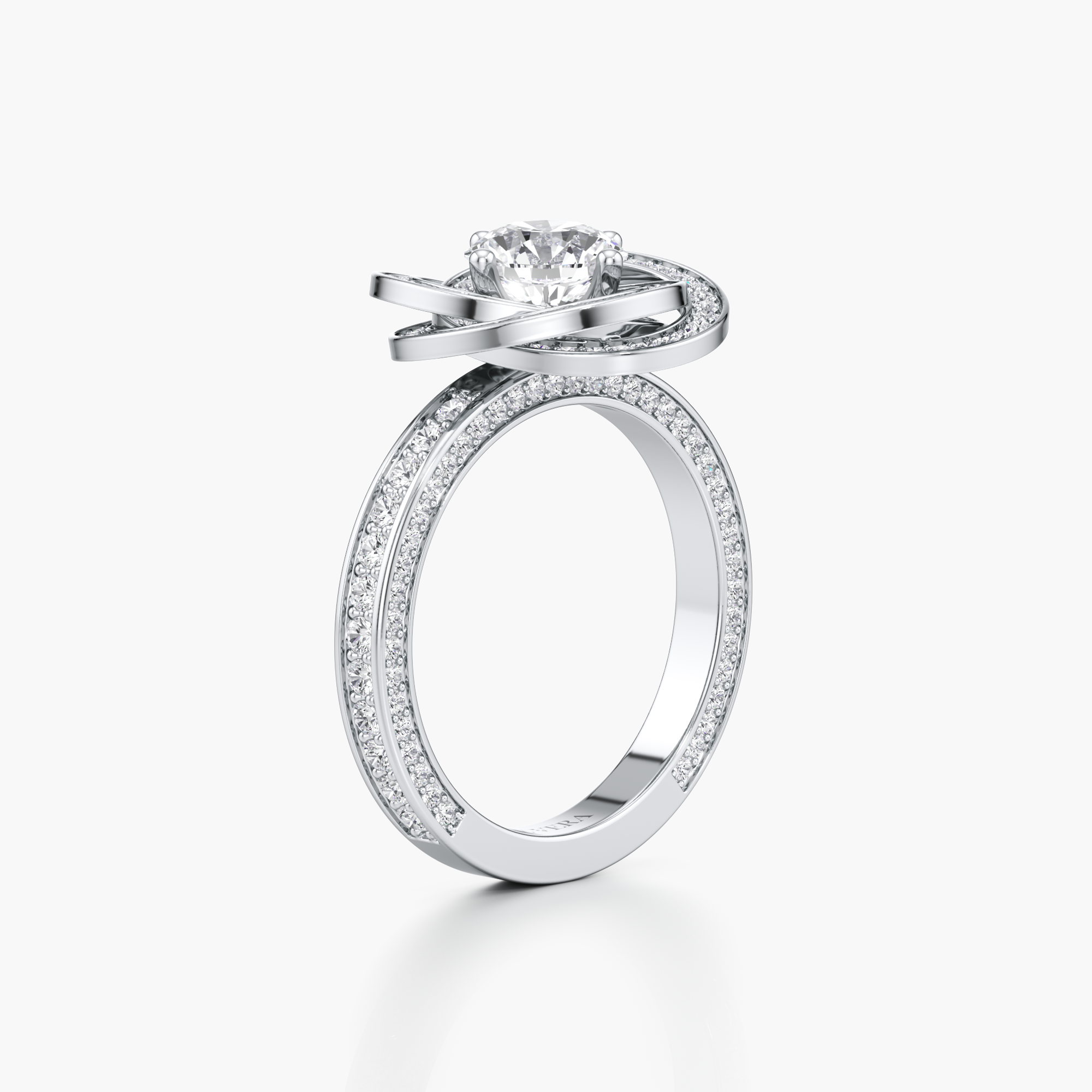 Aikya Intertwined Diamond Ring