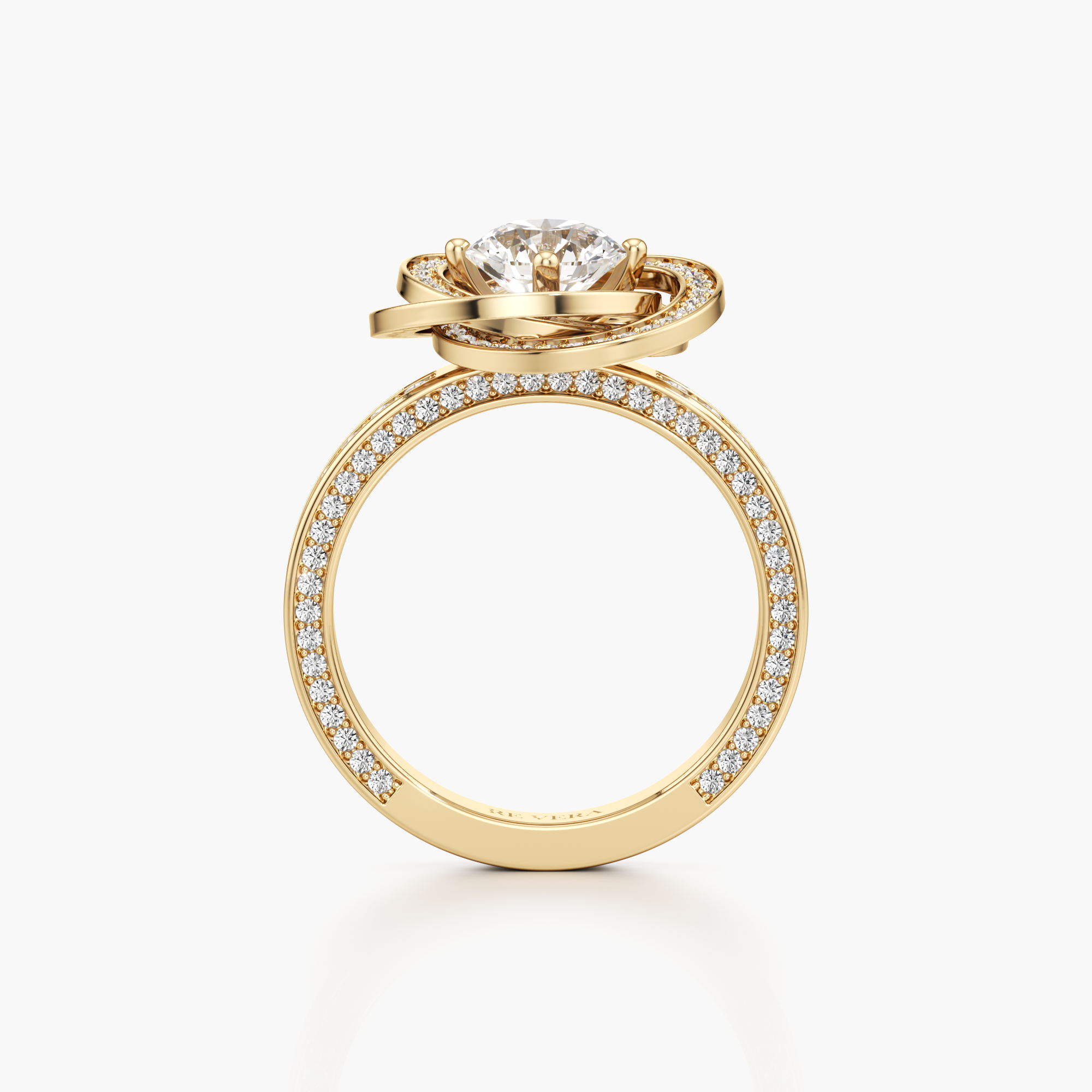 Aikya Intertwined Diamond Ring
