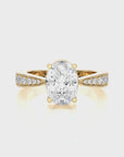 Soulful Splendor Pave Diamond Engagement Ring