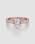 Regal Crown Engagement Ring