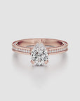Regal Crown Engagement Ring