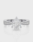 Soulful Splendor Pave Diamond Engagement Ring