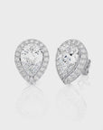 Elegant Escapades Halo Diamond Stud Earrings