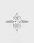 Cocktail Charm Solitaire Engagement Ring