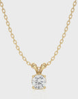 Shimmering Serenade Solitaire Pendant