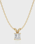 Shimmering Serenade Solitaire Pendant