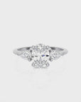 Captivating Symphony Three-Stone Diamond Engagement Ring