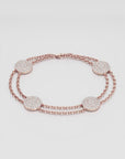 Diamond Disc Bracelet