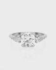 Captivating Symphony Three-Stone Diamond Engagement Ring