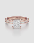 Regal Crown Engagement Ring