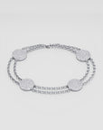 Diamond Disc Bracelet