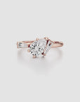 Leaning Radiance Diamond Ring