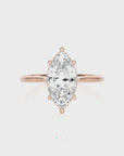 Cocktail Charm Solitaire Engagement Ring