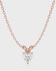 Shimmering Serenade Solitaire Pendant