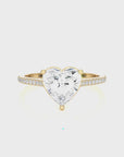 Sunset Sparkler Pave Diamond Engagement Ring
