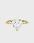 Cocktail Charm Solitaire Engagement Ring