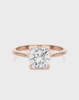 Cocktail Charm Solitaire Engagement Ring