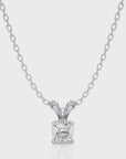 Shimmering Serenade Solitaire Pendant