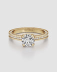 Regal Crown Engagement Ring