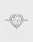 Celestial Mirage Halo Pave Diamond Engagement Ring