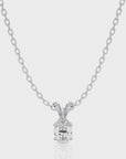 Shimmering Serenade Solitaire Pendant