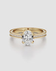 Regal Crown Engagement Ring