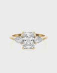Captivating Symphony Three-Stone Diamond Engagement Ring