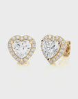 Elegant Escapades Halo Diamond Stud Earrings