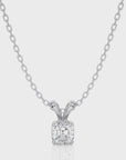 Shimmering Serenade Solitaire Pendant